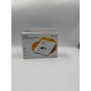 AT&T 1740 Digital Answering System With Time and Day Stamp - White